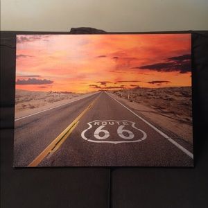 Route 66 Wall Canvas